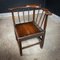 Antique Wabi Sabi Wooden Corner Chair 2