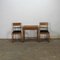 Amsterdam School Table and Chairs, Set of 3 3