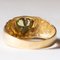 Vintage 18k Gold Green Peridot Ring, 1970s, Image 7