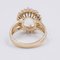 Vintage 14k Gold Aquamarine & Diamonds Daisy Ring, 1960s 4