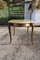 Vintage French Oval Coffee Table in Marble and Brass, 1970s 7