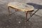 Vintage French Oval Coffee Table in Marble and Brass, 1970s 5