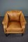 Antique Patinated Leather Armchair, Image 6