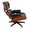 Lounge Chair in Black Leather by Charles Eames for Herman Miller, 2000s 2