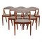 Dining Chairs in Teak by Kai Kristiansen, Set of 6 1