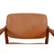 Captains Armchair in Patinated Cognac Leather by Erik Buch, 1980s 4