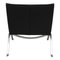 PK-22 Lounge Chair in Black Leather by Poul Kjærholm for Fritz Hansen, 1990s 3