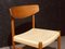 Mid-Century Single Chair Model in Teak and Papercord by A.M.501, Denmark, 1960s 8