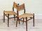 Mid-Century Danish Chairs in Teak and Paper-Cord, 1960s, Set of 4 3