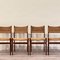 Mid-Century Danish Chairs in Teak and Paper-Cord, 1960s, Set of 4 8