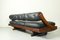 Black Leather and Rosewood GS 195 Daybed attributed to Gianni Songia for Sormani, 1960s 8