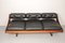 Black Leather and Rosewood GS 195 Daybed attributed to Gianni Songia for Sormani, 1960s 4