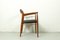 Teak and Leather Model 65 Dining Chair attributed to Niels Otto Møller from J.L. Møllers, 1960s 6