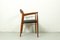 Teak and Leather Model 65 Dining Chair attributed to Niels Otto Møller from J.L. Møllers, 1960s, Image 6