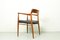 Teak and Leather Model 65 Dining Chair attributed to Niels Otto Møller from J.L. Møllers, 1960s, Image 7