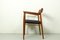 Teak and Leather Model 65 Dining Chair attributed to Niels Otto Møller from J.L. Møllers, 1960s, Image 3