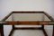 Wood, Glass and Brass Coffee Table, 1970s, Image 3