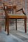 Wooden and Velvet Bridge Chair, Image 5