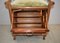 English Stool or Magazine Rack in Blond Mahogany, 1920s, Image 13