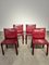 Chaises Cab par Mario Bellini pour Cassina, Set de 4 7