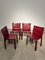 Cab Chairs by Mario Bellini for Cassina, Set of 4 1