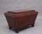 19th Century Mahogany Cellarette of Sarcophagus Form Cabinet, 1840s 10