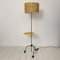 Mid-Century French Floor Lamp in Metal with Fabric Umbrella, 1950 10