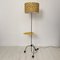 Mid-Century French Floor Lamp in Metal with Fabric Umbrella, 1950, Image 10