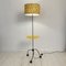 Mid-Century French Floor Lamp in Metal with Fabric Umbrella, 1950 6