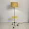 Mid-Century French Floor Lamp in Metal with Fabric Umbrella, 1950 4