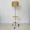 Mid-Century French Floor Lamp in Metal with Fabric Umbrella, 1950, Image 16