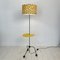 Mid-Century French Floor Lamp in Metal with Fabric Umbrella, 1950, Image 9