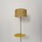 Mid-Century French Floor Lamp in Metal with Fabric Umbrella, 1950, Image 11