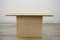 Travertine and Brass Coffee Table, 1970s 6