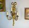 Vintage Empire Golden Bronze Sconce, 1950s 1