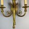 Vintage Empire Golden Bronze Sconce, 1950s, Image 4