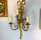 Vintage Empire Golden Bronze Sconce, 1950s, Image 2