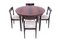 Rosewood Extendable Dining Table and Chairs, Denmark, 1960s, Set of 6, Image 6