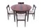 Tavolo da pranzo allungabile in palissandro con sedie, Danimarca, anni '60, set di 6, Immagine 6