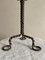 Brutalist Twisted Iron Candleholder, 1950s 4