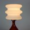 Large Mid-Century Polish Table Lamp in Ceramic and Glass from Polam, 1960s 4