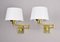 Mid-Century Modern Swing Arm Brass Sconces by George W Hansen for Metalarte, 1970s, Set of 2 1