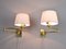 Mid-Century Modern Swing Arm Brass Sconces by George W Hansen for Metalarte, 1970s, Set of 2, Image 7