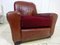 Distressed Leather Club Chair, 1950s, Image 8
