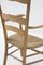 Stühle aus Holz & Stroh, 1940er, 2er Set 2