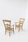 Wood and Straw Two Head Chairs attributed to Paolo Buffa, 1940s, Set of 2 9