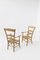 Wood and Straw Two Head Chairs attributed to Paolo Buffa, 1940s, Set of 2, Image 9