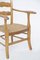 Stühle aus Holz & Stroh, 1940er, 2er Set 7