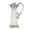 19th Century Russian Silver & Cut Glass Claret Jug, Moscow, 1890s 1