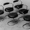 Vintage Cobra Chairs by Giotto Stoppino, 1970s, Set of 6 2